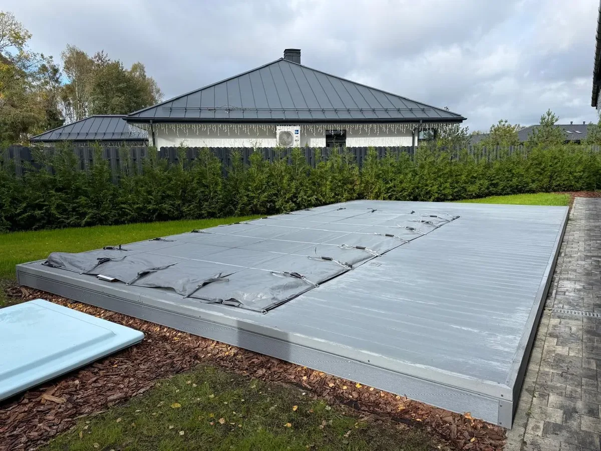 Покрывало Laguna Cover Mesh — установка в Миассе