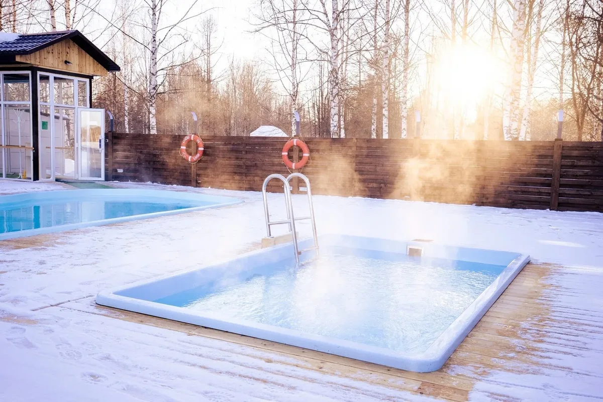 Композитный бассейн Laguna 4 — установка в Миассе