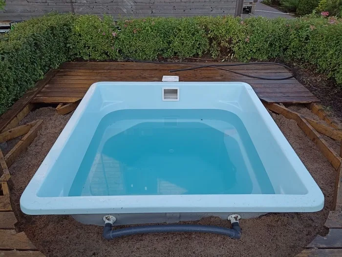 Композитная купель Laguna 2 — установка в Миассе